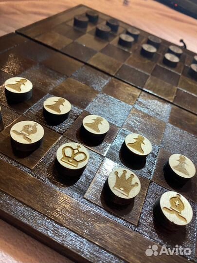 Нарды 3 в1, дорожные мобильные легкие 30на 30