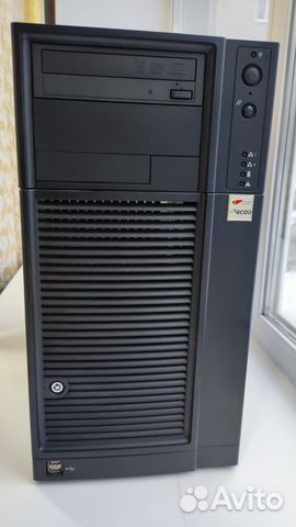 Сервер башня на Intel Xeon x3430, 8Gb, 3x500Gb HDD
