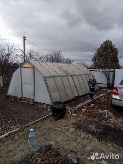 Теплица бу размеры 3 метра на 5.5 метров