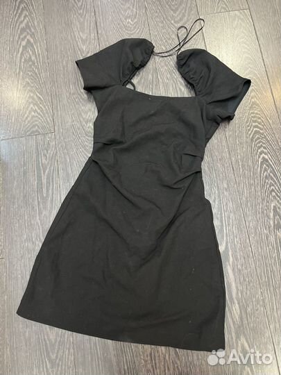 Стильное платье zara черное