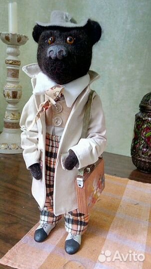 Интерьерная валяная игрушка