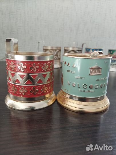 Подстаканник эмаль СССР