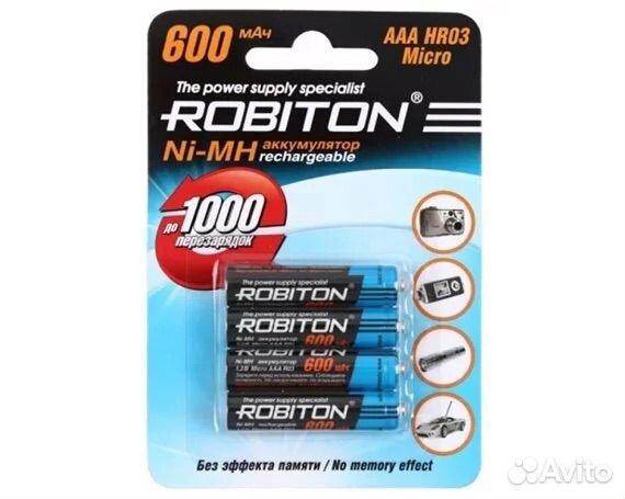 Аккумуляторы Robiton 18650,AA,AAA