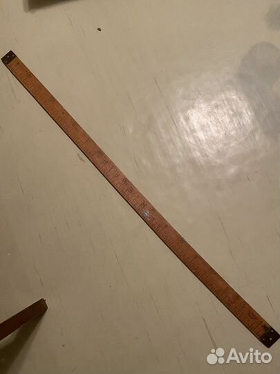 Метр деревянный портновский