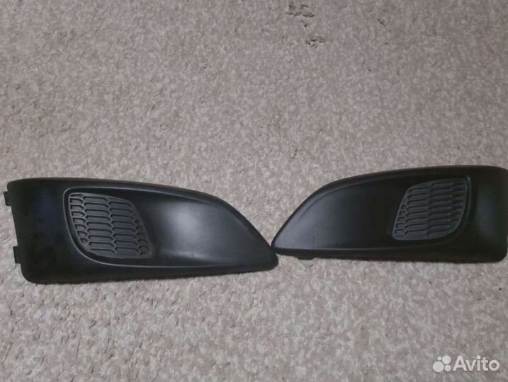 Накладка переднего бампера Шевроле aveo