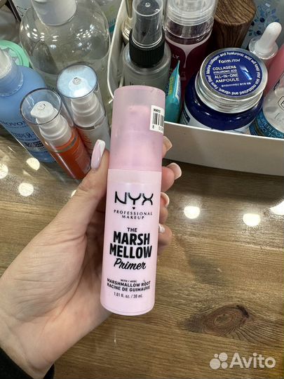 База под макияж nyx marsh mellow primer