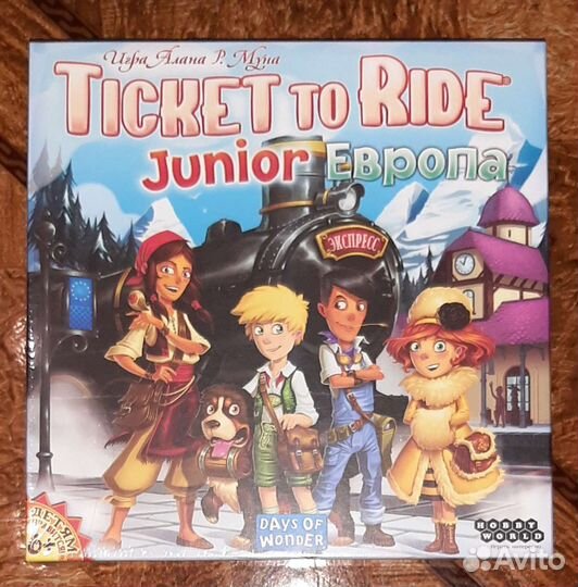 Ticket to ride Junior Европа настольная игра