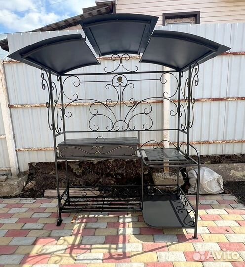 Мангал с печкой