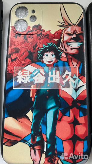 Чехолы на iPhone 11 аниме 5шт