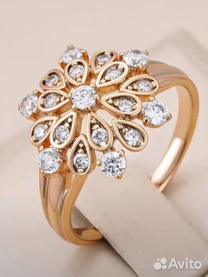 Комплект серьги + кольцо