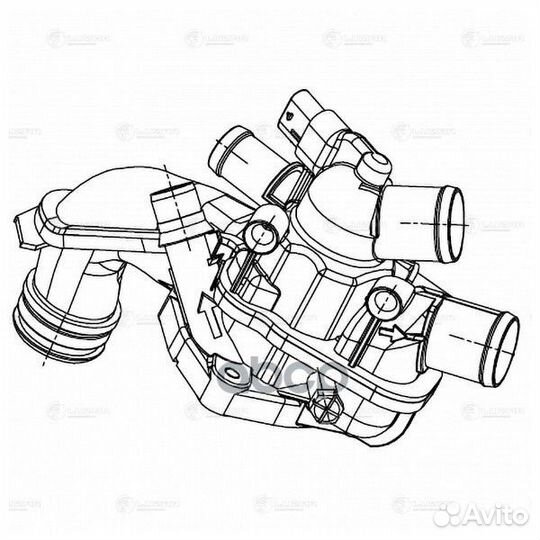 Lt-2090 Термостат для а/м PSA 308 (11) /C4 (10