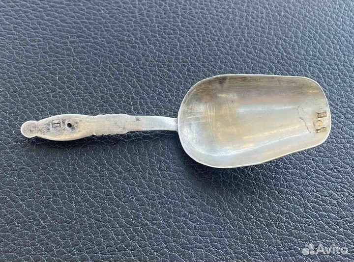 Серебряный совочек для сахара, 84 проба