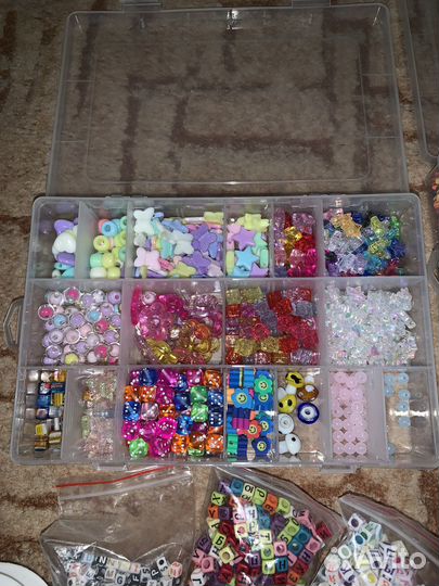 Набор для создания украшений, бусины, бисер