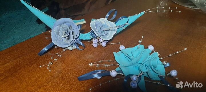 Ободок с цветами