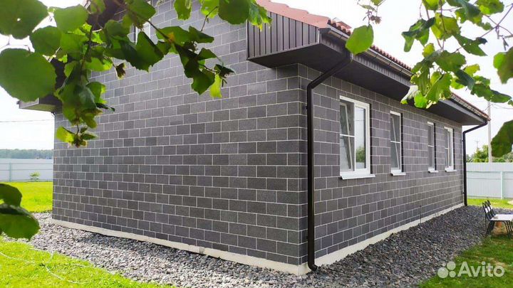 Фасадная плитка Блок на сетке