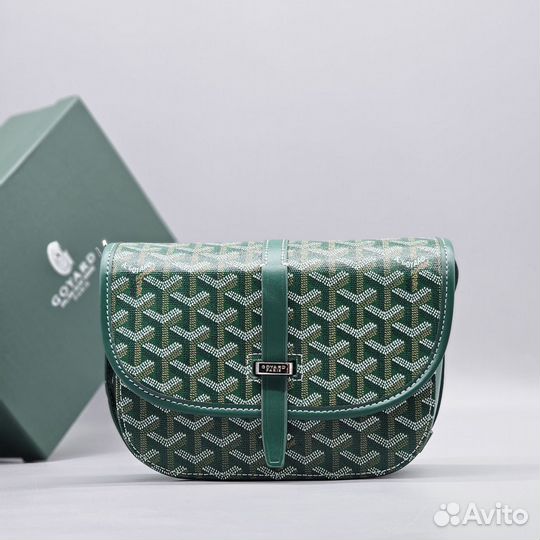 Сумка goyard мужская зеленая