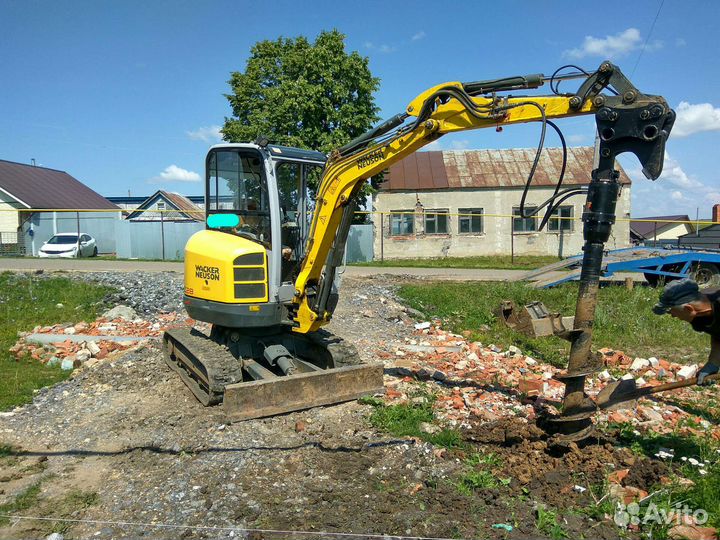 Услуги мини экскаватора и мини погрузчика