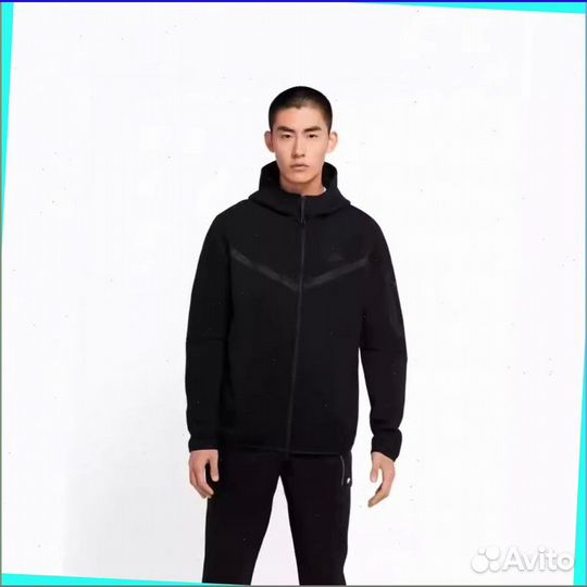 Зип худи Tech Fleece nike (Арт товара: 68639)