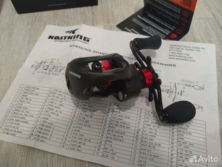 Кастинговое удилище в комплекте с катушкой