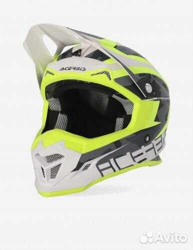Кроссовый шлем Acerbis profile 4 Fluo-Yellow/White