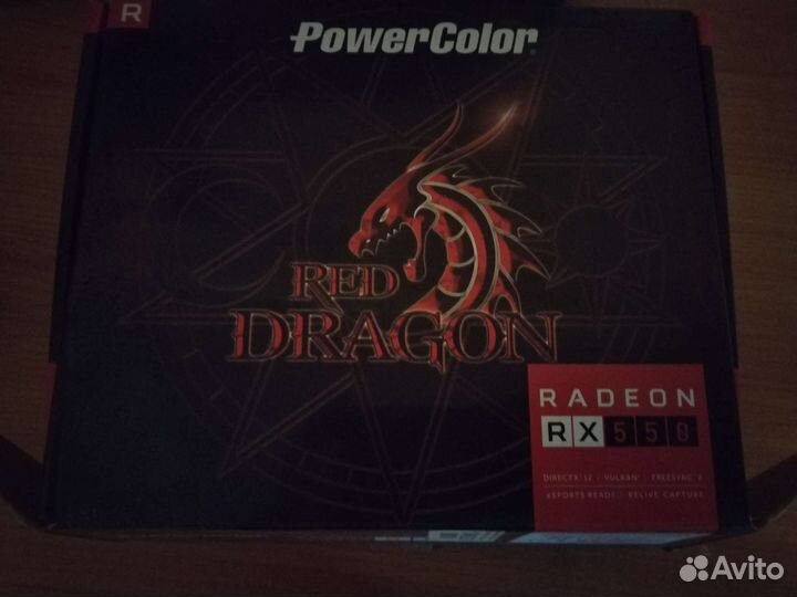 Видеокарта rx550 4gb