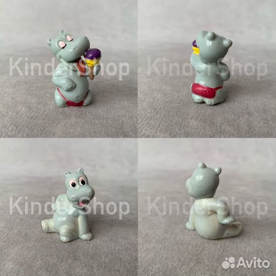 Киндер серия Бегемоты Гавайские (1988)