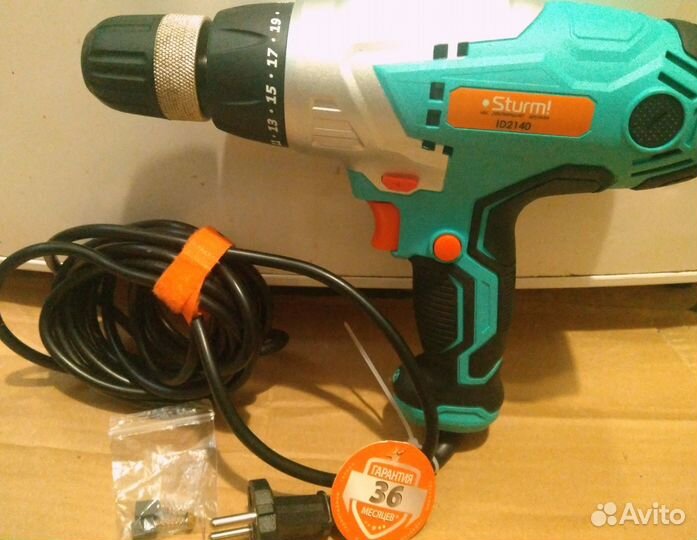Продам новый сетевой дрерь- шуруповёрт Sturm