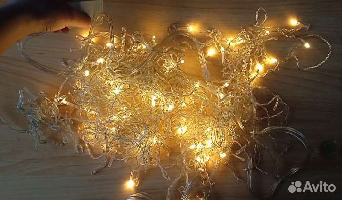 Гирлянды шторы