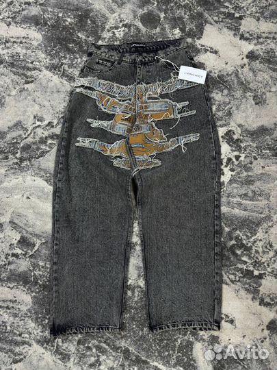 Джинсы Y/Project Evergreen Paris Best Patch