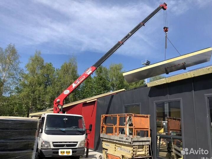 Аренда и услуги манипулятора, стрела 3 т, 8 м, борт 5 т, 8 м