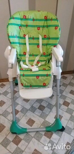 Детский стульчик для кормления chicco polly