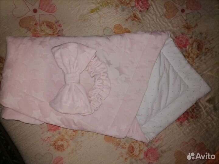 Конверт на выписку для девочки весна, осень