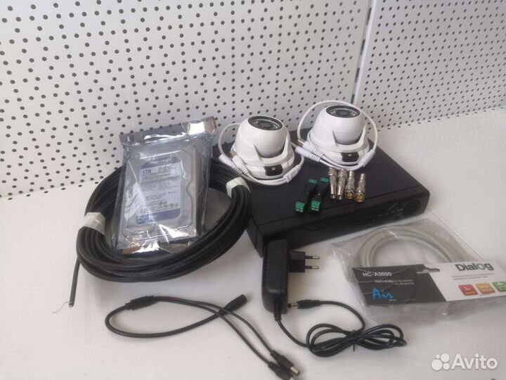 Видеонаблюдение, готовый комплект/набор