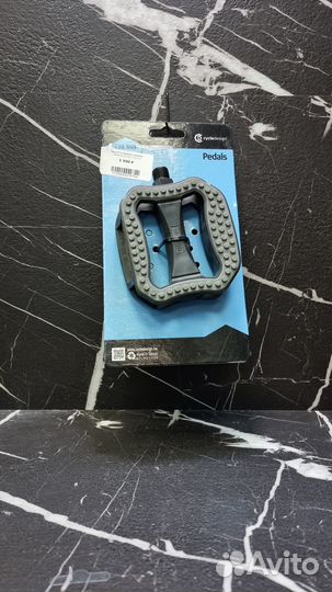 Педали Cycledesign комфорт прорезиненный пластик