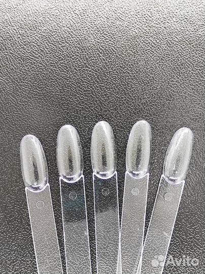 Палитра для красок на кольце, форма овал, прозрачн