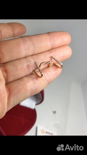 Новые Золотые серьги