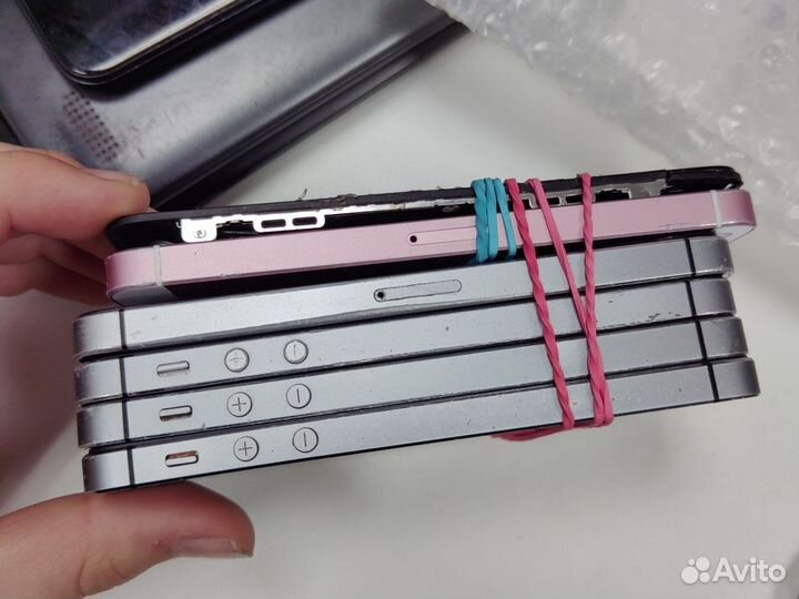 Лот запчастей на айфоны