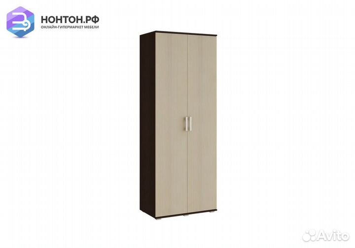Шкаф 2-х створчатый Виста дуб беленый / венге