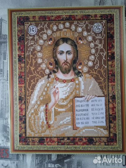 Иконы(алмазная мозайка, готовые)