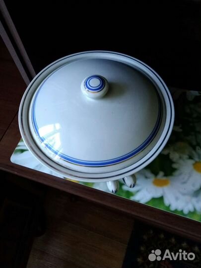 Фарфоровая супница СССР