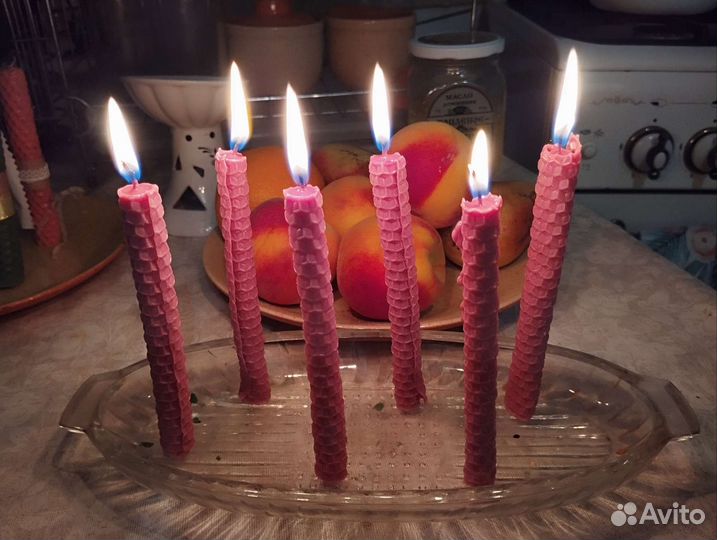Свечи из вощины ручная работа