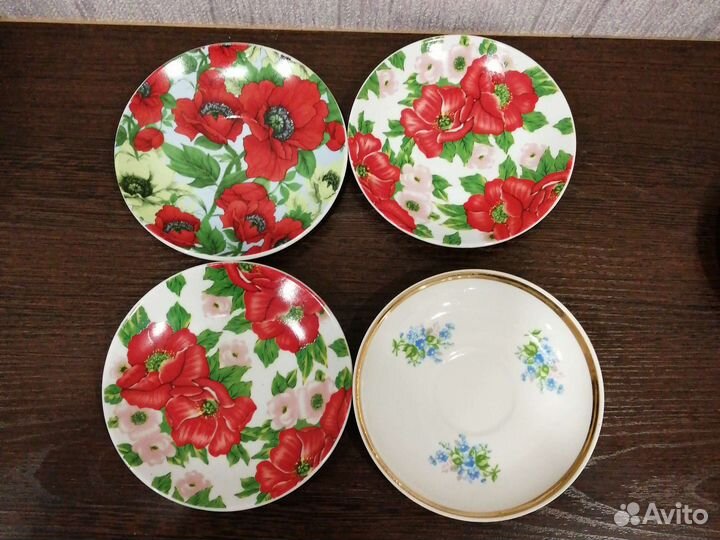 Чашка с блюдцем кофейная