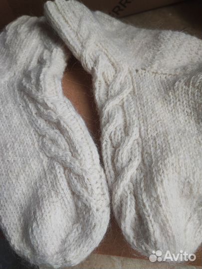 Носки вязанные женскиа