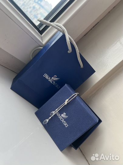 Цепочка с подвеской Swarovski