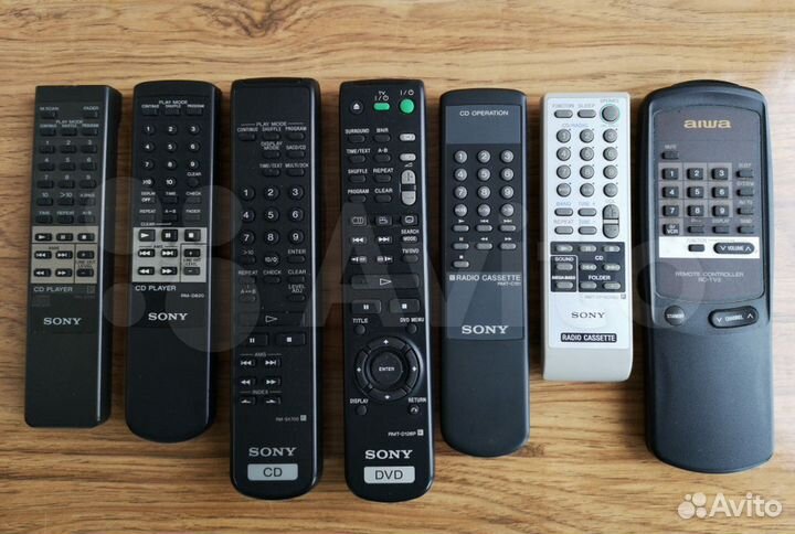 Пульты дистанционного управления фирмы Sony