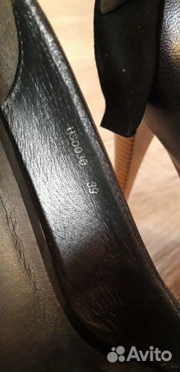 Туфли кожаные