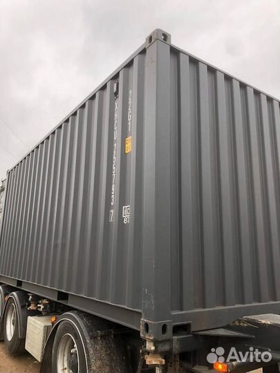 Морской контейнер 20 фут новый (графит) в наличии