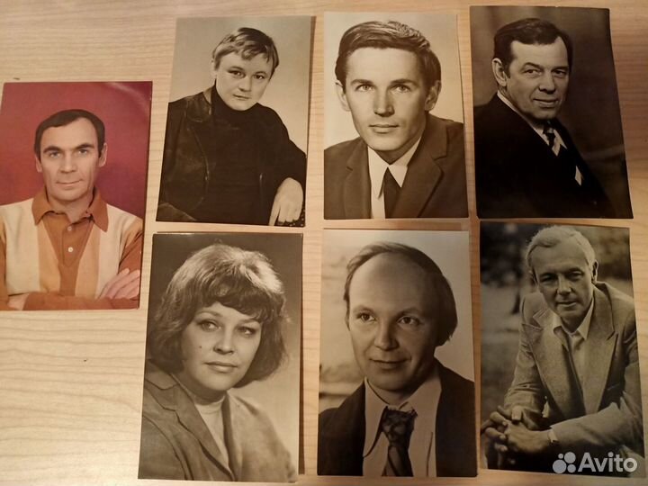 Фотокарточки актеров ретро