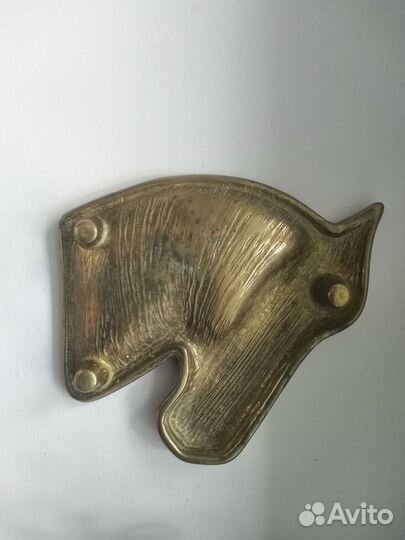 Статуэтка бронза серебро пепельница антиквариат