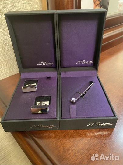 Запонки и зажим S.T. DuPont